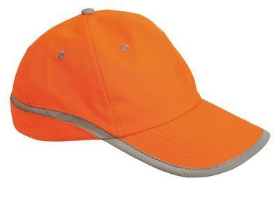 Čepice baseball TAHR reflexní oranžová