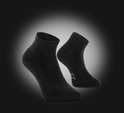 Ponožky funkční VM BAMBOO SHORT (8007) 3 páry ČERNÉ vel.35-38