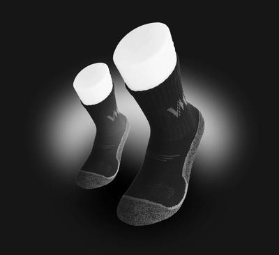 Ponožky funkční VM COOLMAX (8004) 3páry ČERNÉ